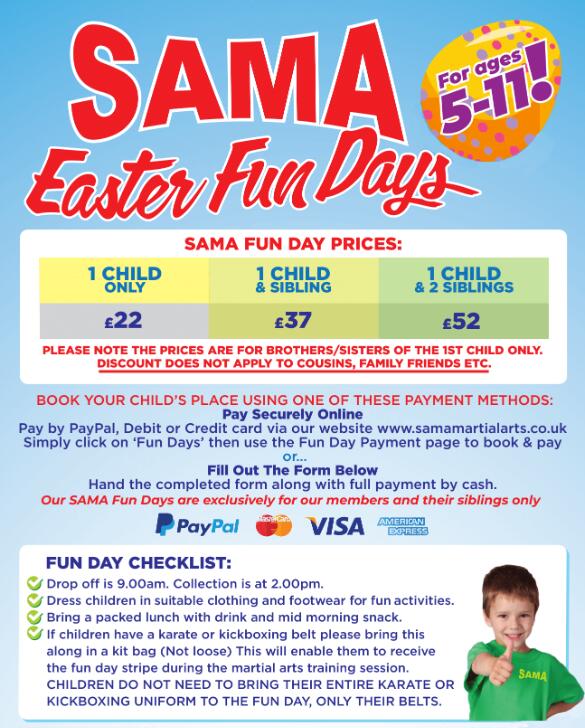 SAMA Easter Fun Days 2024